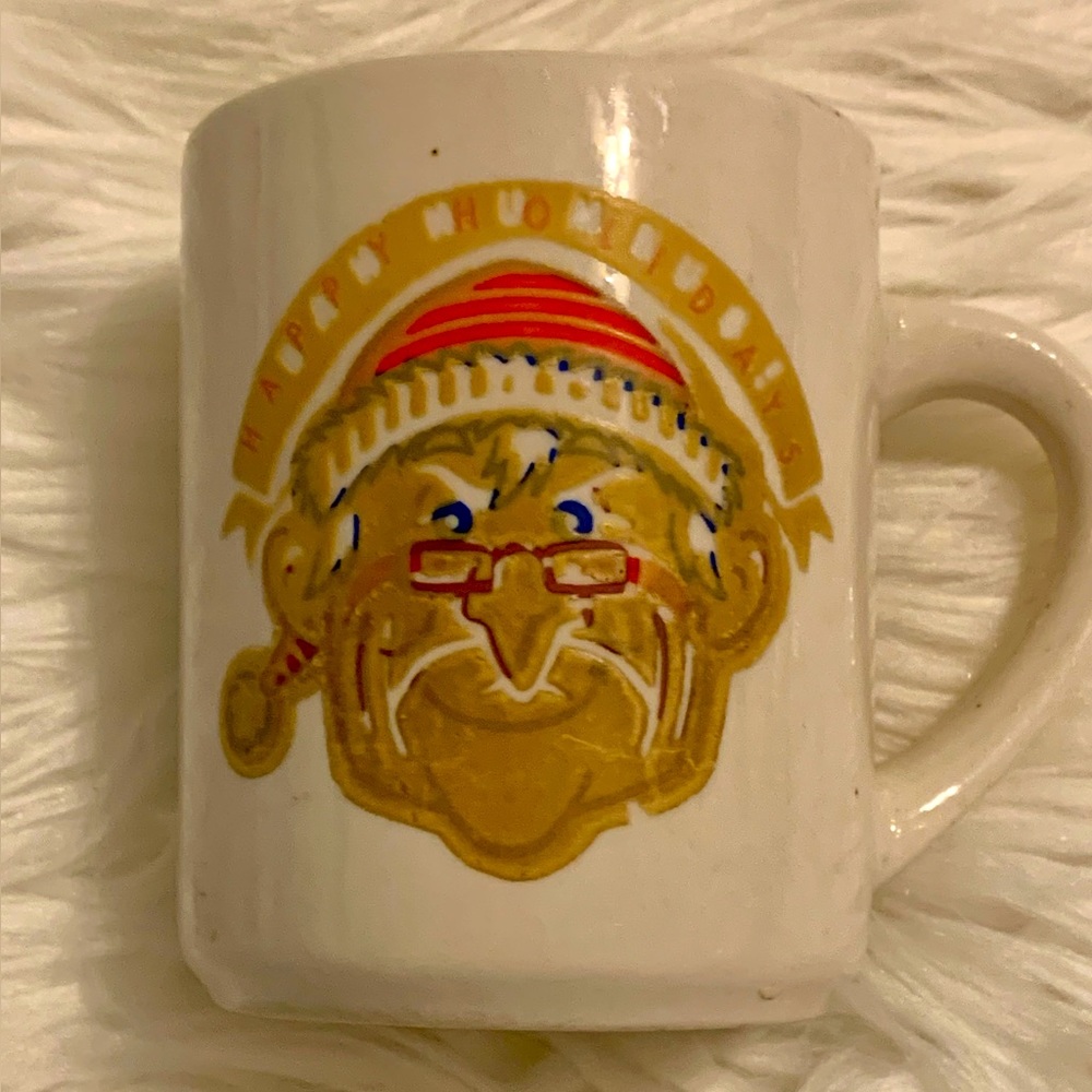 Vintage Denny's Christmas Scrooge Humbug 8oz Color Changing Coffee Mug Vintage